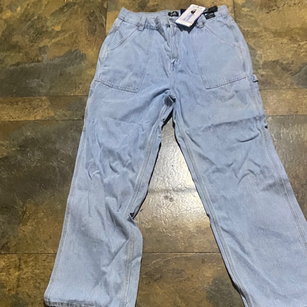 Women’s Light Blue Cargo Pants